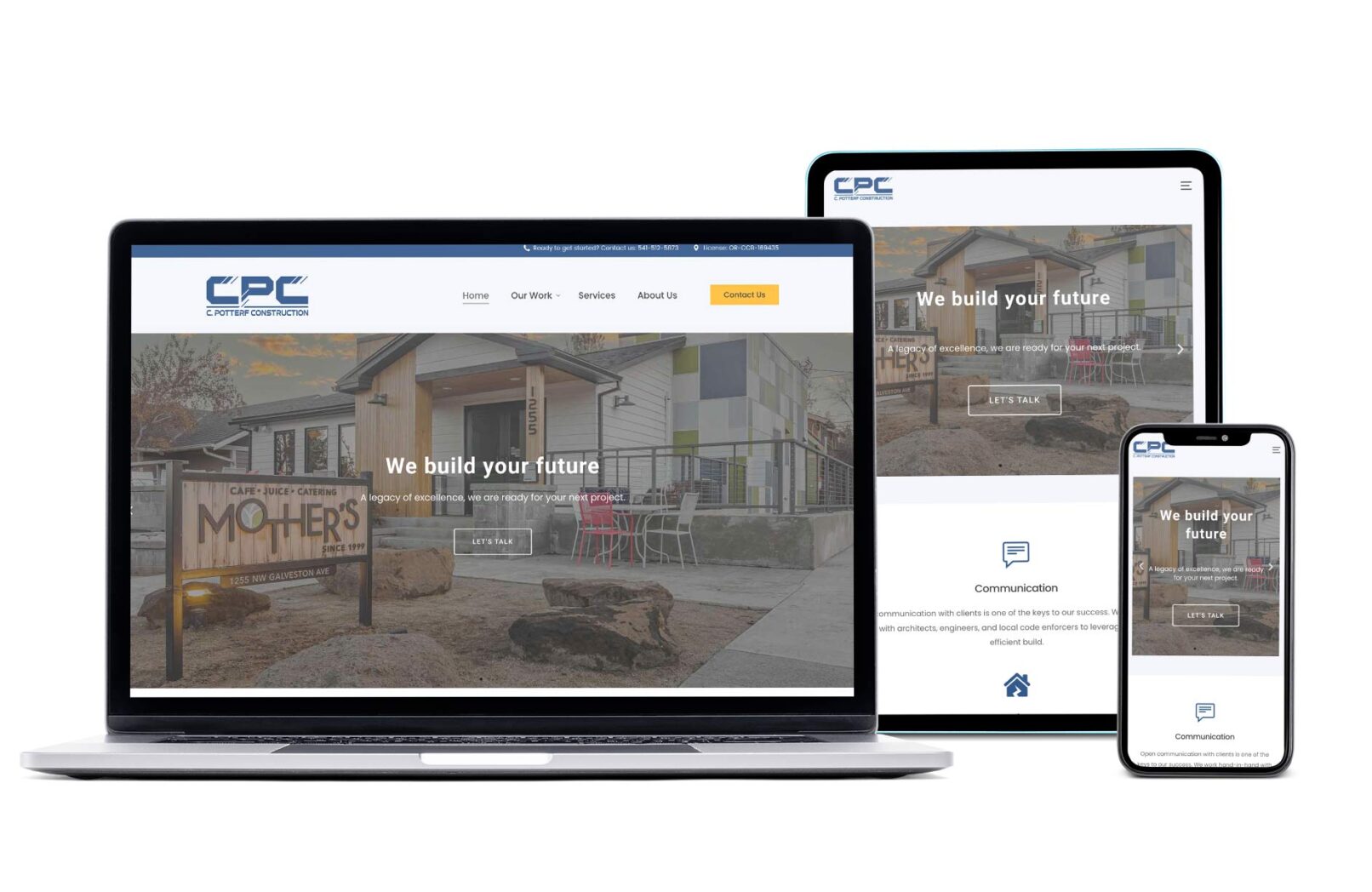 C. Potterf Construction website